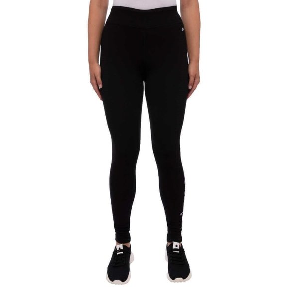 Champion Logo Active Tight Leggings Gym Fitness Yoga Women's Size XXL - Picture 1 of 5